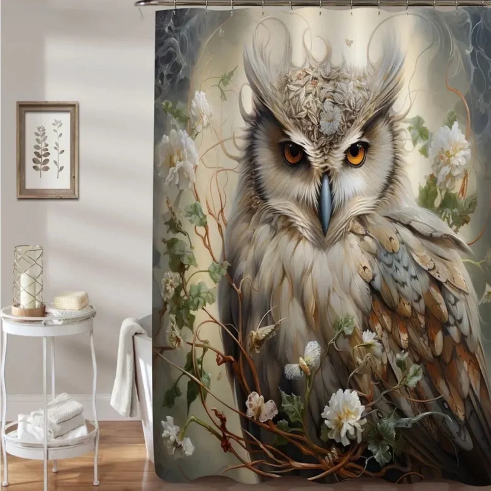 4pc Owl Bathroom Set NWT